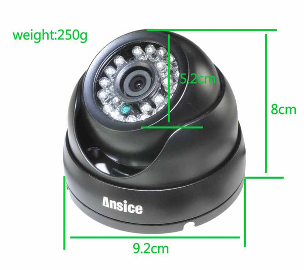 AHD Camera AHD  5MP Security Metal Dome Camera  Weather Proof  IP66 Night vision for AHD NVR only