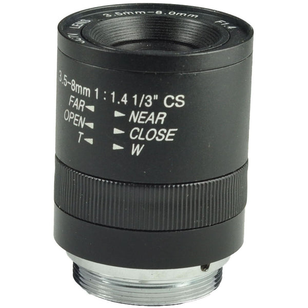 Varifocal Security Lens 1/3"  3.5-8mm 6-15mm,  CS mount  Manual focus lens , CCTV camera Lens