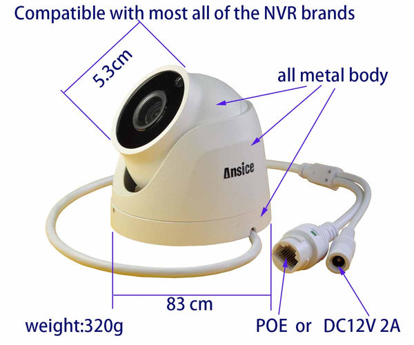 4MP(D501-M4MG41) IP Camera  Network Camera POE for NVR   Outdoor IR Night Vision
